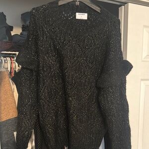 Old Navy Black Knit Sweater